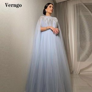 COPY - Beyond gorgeous couture gown 3/4 sleeve baby blue
